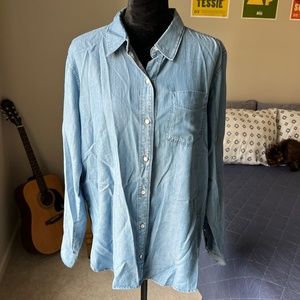 Athleta "denim" shirt